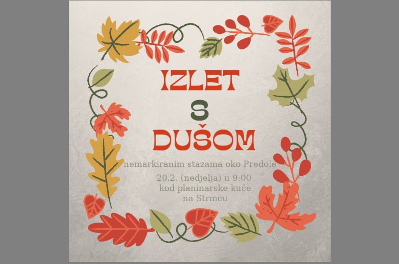 
 Izlet s Dušom - najava
